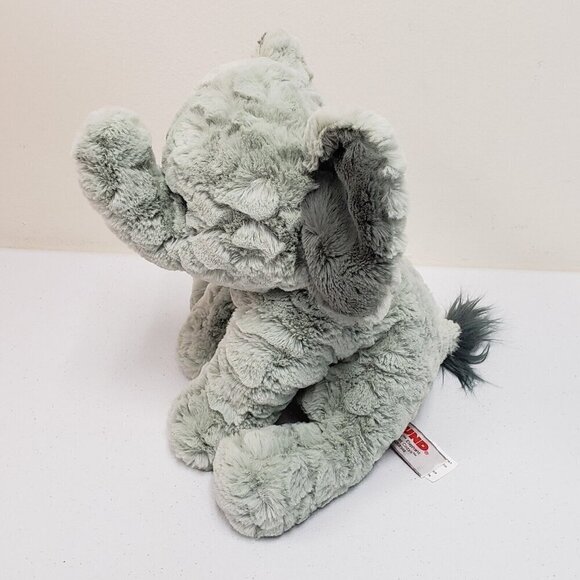 Gund Cozys Elephant Green Gray 6058948 Stuffed Animal Plush - Picture 4 of 10